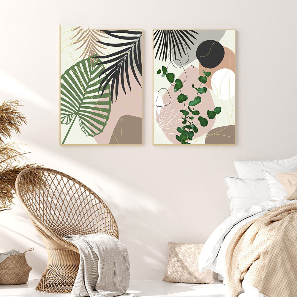 Tropical Leaf Canvas Wall Art