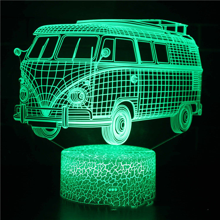 3d night light LED induction night light