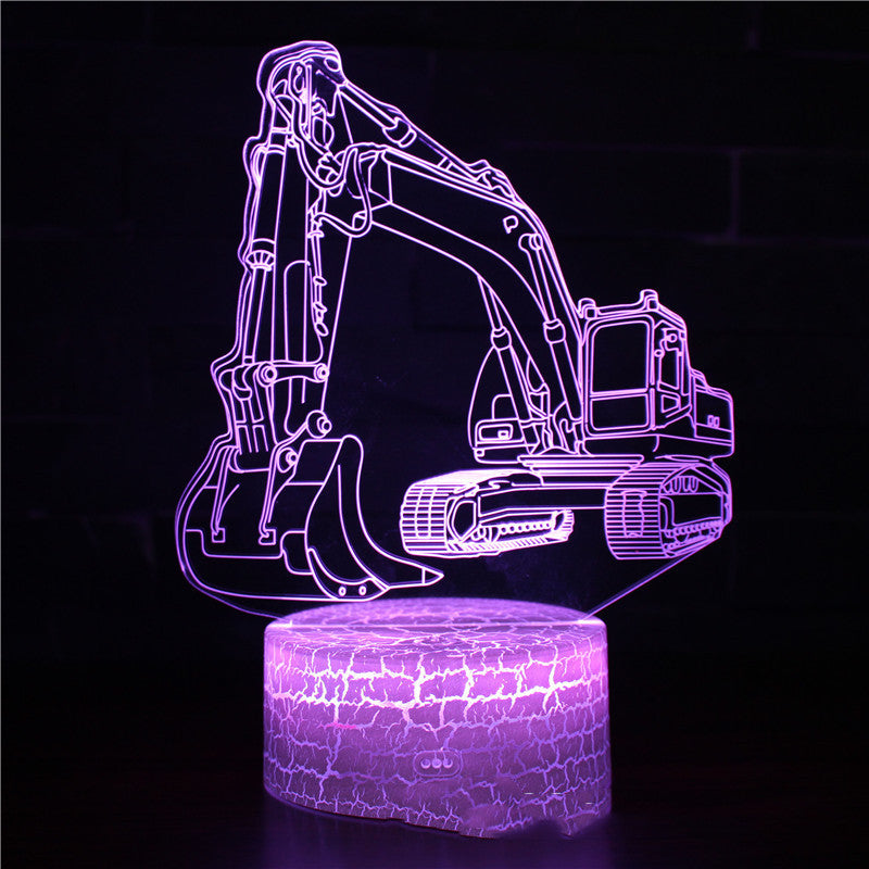 3d night light LED induction night light