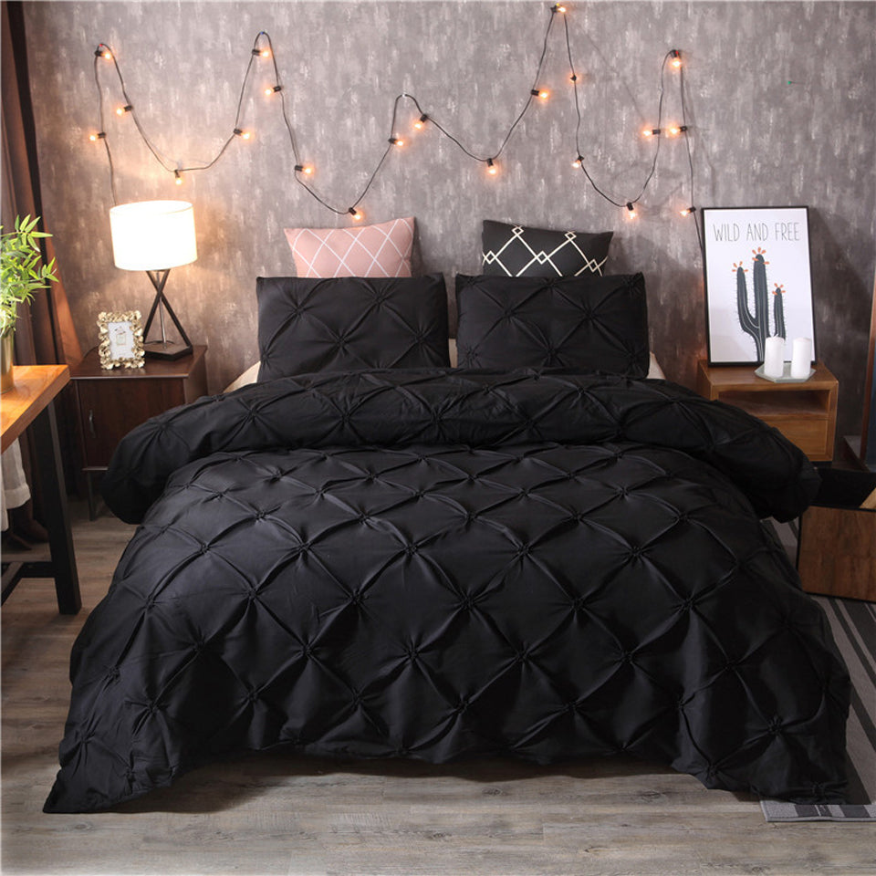 Solid Color Duvet Cover Bedding Set