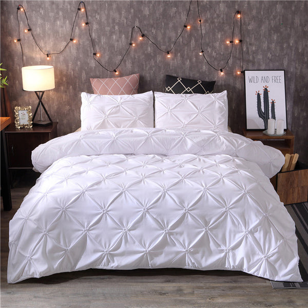 Solid Color Duvet Cover Bedding Set