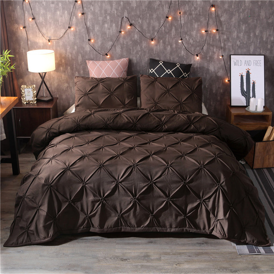 Solid Color Duvet Cover Bedding Set