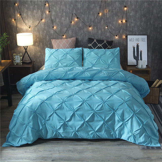 Solid Color Duvet Cover Bedding Set