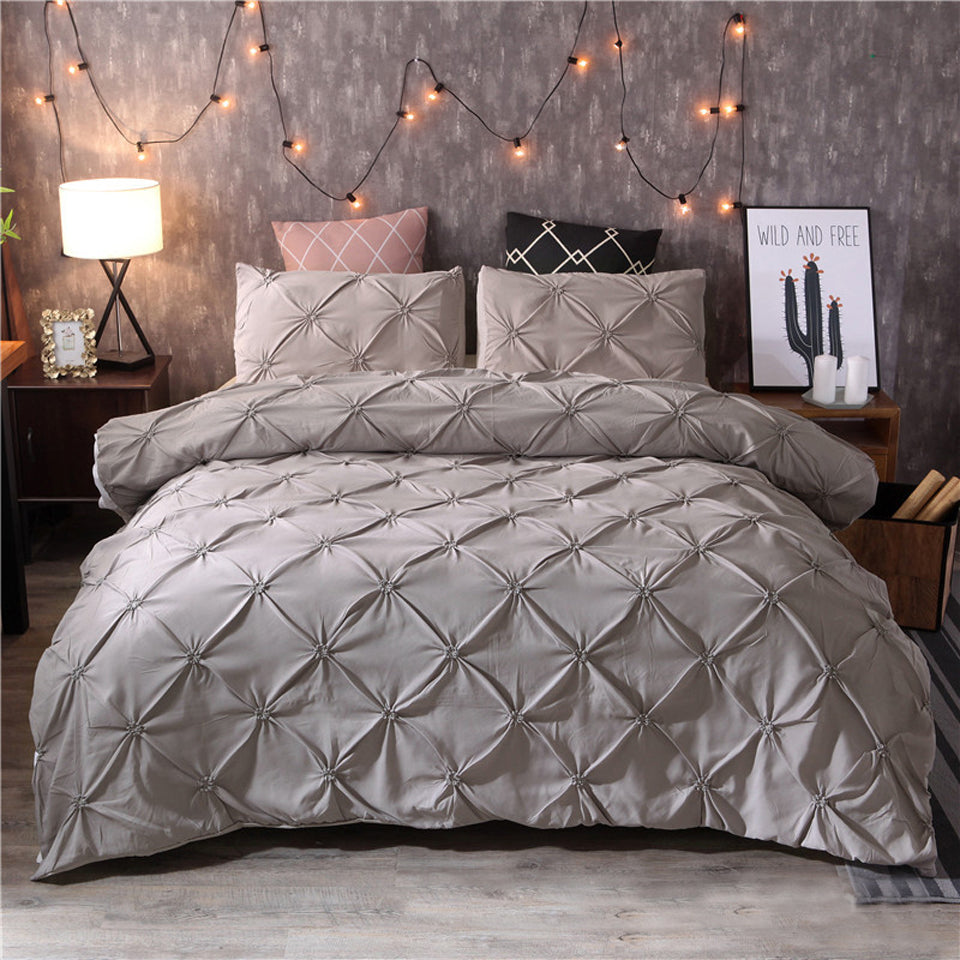 Solid Color Duvet Cover Bedding Set