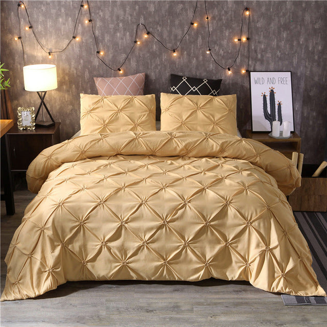 Solid Color Duvet Cover Bedding Set