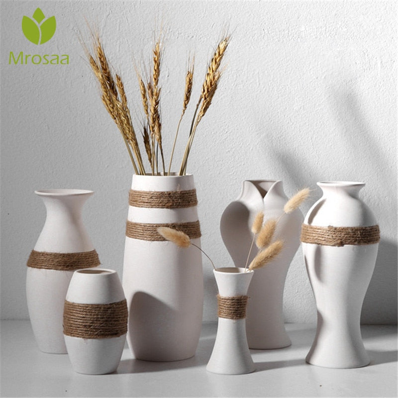 Handcrafted Ceramic Vase - Modern, Abstract Design