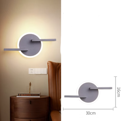 Minimalist Modern Square and Round Wall Lamps for Dining Room - 6W White and Warm Light Colors