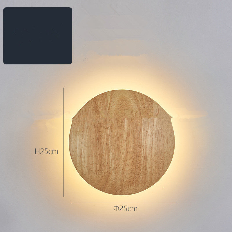 Modern Wood LED Wall Lamp