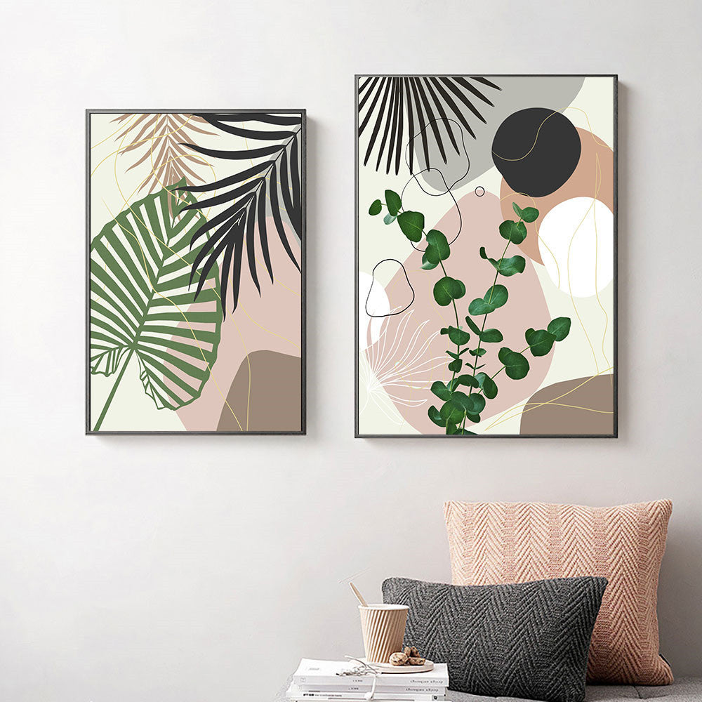 Tropical Leaf Canvas Wall Art