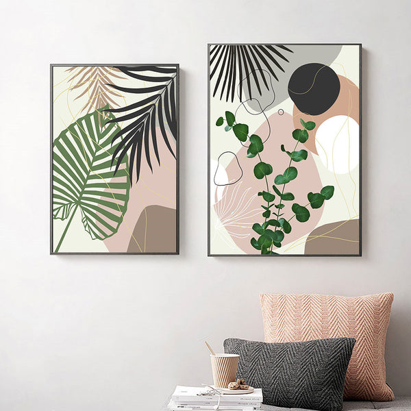 Tropical Leaf Canvas Wall Art