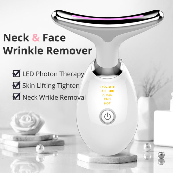 EMS Thermal Neck Lift & Wrinkle Remover with LED Photon Therapy