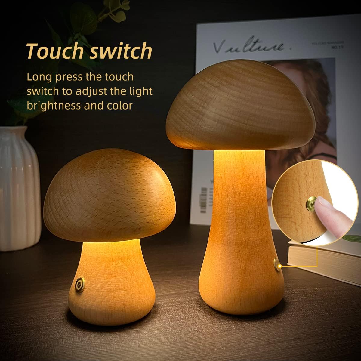 Cute Mushroom LED Night Light