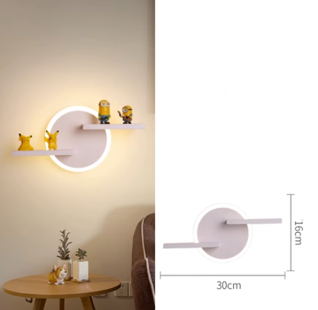 Minimalist Modern Square and Round Wall Lamps for Dining Room - 6W White and Warm Light Colors