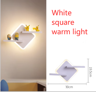 Minimalist Modern Square and Round Wall Lamps for Dining Room - 6W White and Warm Light Colors