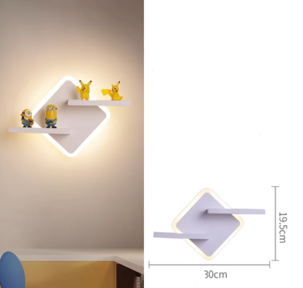 Minimalist Modern Square and Round Wall Lamps for Dining Room - 6W White and Warm Light Colors