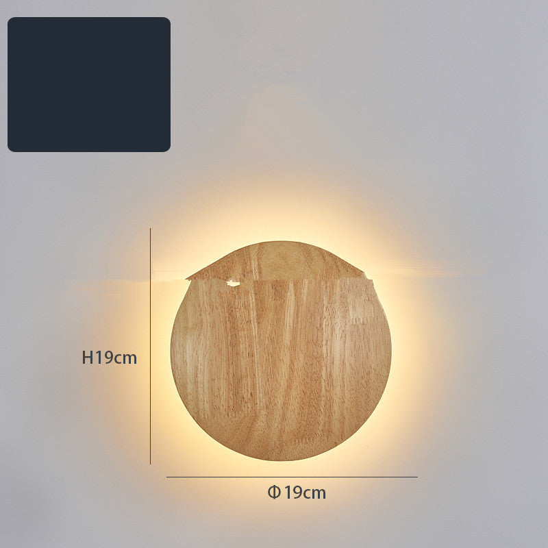 Modern Wood LED Wall Lamp