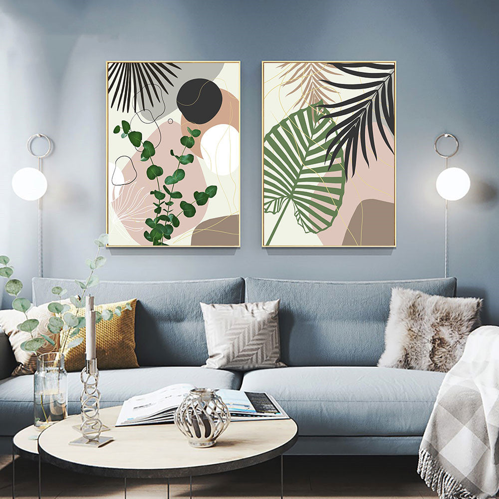 Tropical Leaf Canvas Wall Art