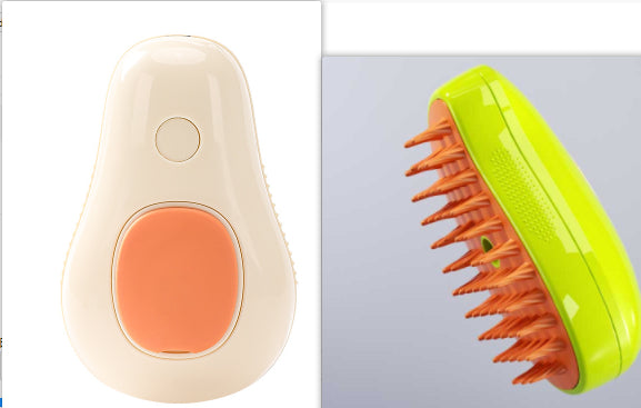 Steamy Cat Brush Electric Self Cleaning Comb