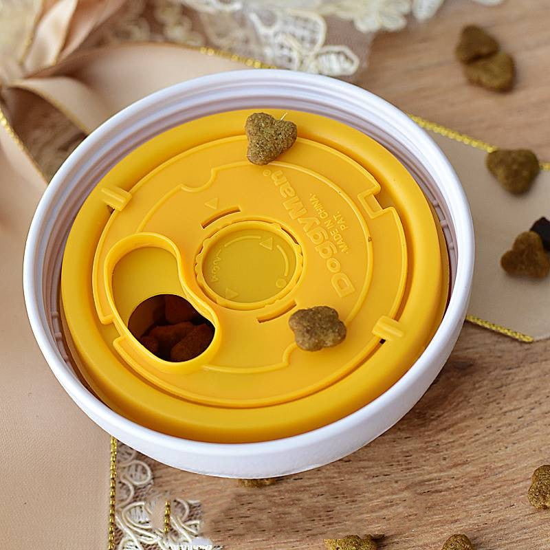 Interactive Dog Tumbler Puzzle Food Ball Toy for Engaging Play