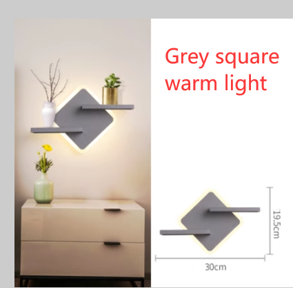 Minimalist Modern Square and Round Wall Lamps for Dining Room - 6W White and Warm Light Colors