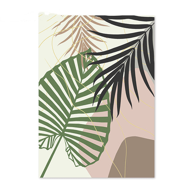 Tropical Leaf Canvas Wall Art