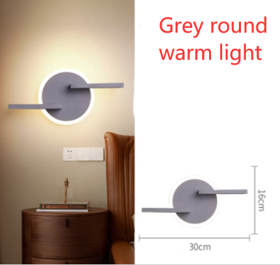 Minimalist Modern Square and Round Wall Lamps for Dining Room - 6W White and Warm Light Colors