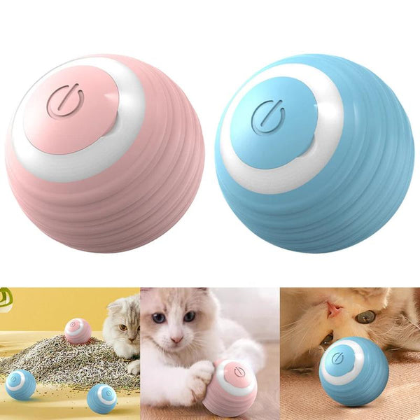 Automatic Rolling & Bouncing Smart Cat Toy Ball for Indoor Play